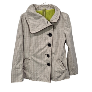 Soia & Kyo Plaid High Collar Jacket